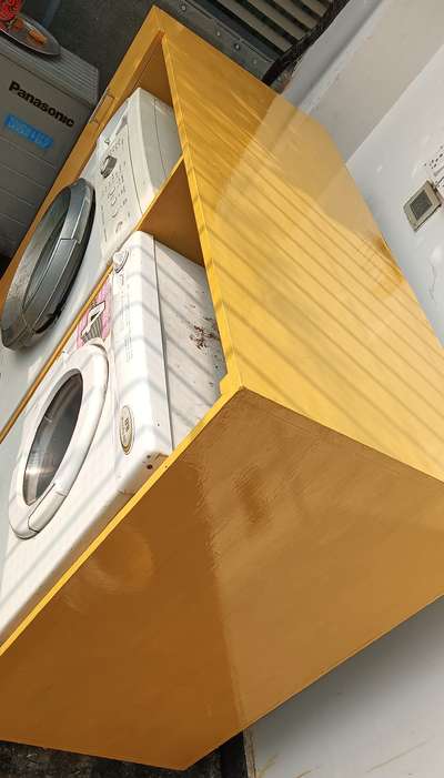 Washing machines cover by HDMR ply and painting work.