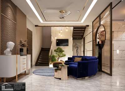 #lobby  #interiors  #soothing combination of colours  #luxury lobby  #ashianacreations #for more details please follow @ashianacreations.com