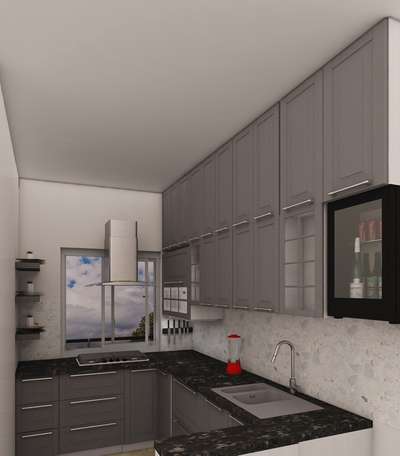 3D floor layout for a 3BHK flat for a client
 #3DPlans  #3dfloorplan #InteriorDesigner #interiorcontractor  #KitchenIdeas