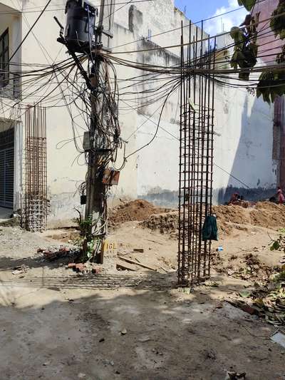 new site start in jvts garden chhatterpur #Contractor #newproject #civilcontractors #CivilEngineer