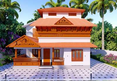 Renovation .traditional home design 
 #HouseRenovation  #3d_elevation_exterior_interior_designing  #Architectural&nterior  #keralastyle  #traditionaltouch