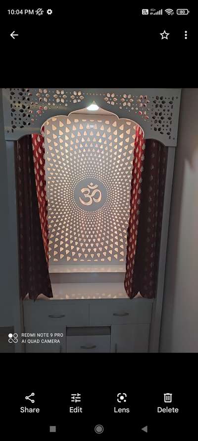 Prayer Room, Lighting, Storage Designs by Service Provider Vinod kumar, Panipat | Kolo