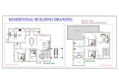 #residentialbuilding #2DPlans #architecturedesign  #koloaap