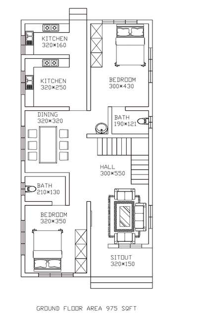 3 bedroom home plan for a narrow plot.
#3BHKPlans #3BHKHouse #budgethomes