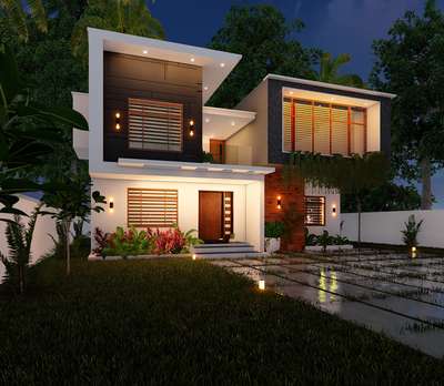 3d elevation #3dhomedesigns  #3BHKHouse  #ContemporaryHouse  #newmoderndesign