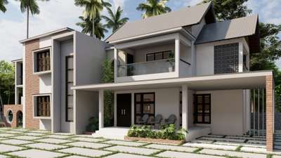 #3drender #exteriordesigns 
3BHK House 3D Elevation
.
.
#Architect #architecturedesigns #Architectural&Interior #Architectural&Interior  #architecturekerala #kerala_architecture #archviz #HouseDesigns #SmallHouse #houseplan