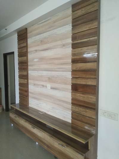 # tv panel by mk wood wnork and aluminium Noida