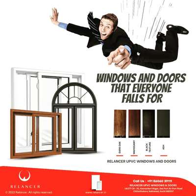 Windows and doors that everyone falls for
Get your UPVC Door and windows from Relancer UPVC

#relancer #relancerupvc #relancerupvcdoors #relancerupvcdoorsandwindows #upvc #upvcdoors #upvcwindows #interiordesignideas #architect #architectkerala