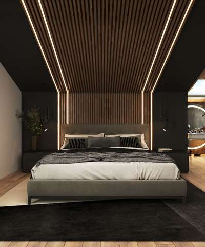Bedroom Ceiling Profile Lights Design's 
 #JBinteriors  #BestInteriorDesigner  #Cochin  #ProfileLight  #CeilingLights