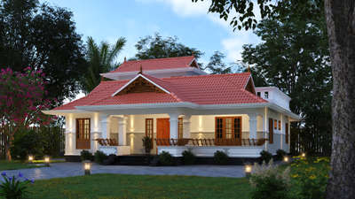Traditional House @ Chavara   1709 sqft.... 3BHK