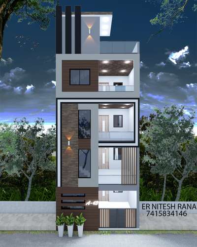 20×50 G+3 +tower elevation design. 
Contact us on +917415834146.
For ARCHITECTURAL(floor plan,3D Elevation,etc),STRUCTURAL(colom,beam designs,etc) & INTERIORE DESIGN.
At a very affordable prices & better services.
. 
. 
.. 
 #3delevations  #modernhome  #modernhousedesigns  #modernarchitecturedesign #HouseDesigns #ElevationHome #exteriordesigns