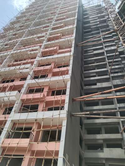 metro grande a residential building construction work is in progress at mumbai   #bildingwork
