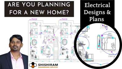 Why We Need Electrical Designs & Plans for Homes? 🏠 
👍 Safer for Yourself & Your Home Appliances
👌🏼 Reduce the Energy Bill
😎 Perfectly Designed for All Your Needs 
✈️ Designed for Future Requirements
💰 Reduce Cost & Wastage of Materials


Home Electrical Layout Designs & Drawings 

👉🏽 Electrical Drawings
👉🏽 Light Layouts Designs
👉🏽 Power Layouts Designs
👉🏽 Distribution Board Details
👉🏽 RCBO/RCCB/ELCB/MCB Specifications
👉🏽 Fixtures Marking
👉🏽 CCTV Layouts Designs
👉🏽 Earthing  Designs Layout
👉🏽 Energy Metering Panel Designs
👉🏽 Simplified Electrical Schematic Diagram
👉🏽 Provision for Solar
👉🏽 Inverter System Designs


Amrut Shishir M 
Electrical Consultant, Chartered Engineer 
Kannur, Kerala 

Contact us: +91 8606472279
Email us: info@shishirameng.com
Website: https://shishirameng.com/ 
Address: Mizone, PO Mangattuparamba, Kannur, Kerala, India, Pin 670567

#electricaldrawing #electricalconsultancy #mepdrawing #Electricaldesigning #plumbingdrawing #electrical