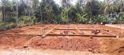 foundation work
with piller 3700sq