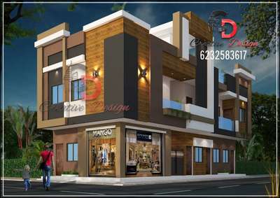 Corner Elevation Design
Contact CREATIVE DESIGN on +916232583617,+917223967525.
For ARCHITECTURAL(floor plan,3D Elevation,etc),STRUCTURAL(colom,beam designs,etc) & INTERIORE DESIGN.
At a very affordable prices & better services.
. 
. 
. 
. 
. 
. 
. 
. 
#elevation #architecture #design #love #interiordesign #motivation #u #d #architect #interior #construction #growth #empowerment #exteriordesign #art #selflove #home #architecturedesign #building #exterior #worship #inspiration #architecturelovers #instagood