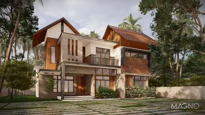 #magno
 #modernhome 
 #tropicalmodern  #exterior  #keralaarchitecturehomes  #exteriordesigns