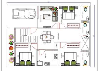 DM for best house plan for your dream home at just 1/rs sqft😉😊😊