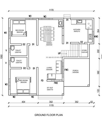 1090sqft gf plan  #groundfloor  #FloorPlans  #SouthFacingPlan  #arcitecturedesign  #CivilEngineer  #Contractor  #HouseDesigns  #homedesignkerala