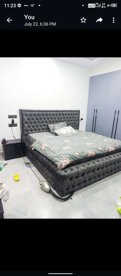 custom bed design #BedroomDesigns