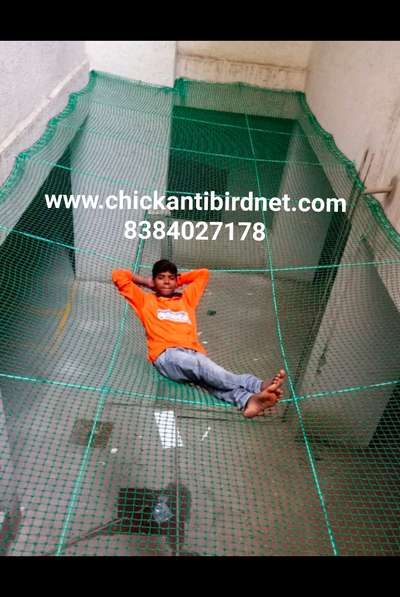 balcony safety net installation
