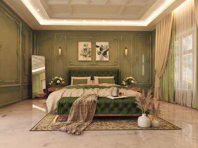 Classis Bedroom. 3D render
#classic #bedesign #BedroomDecor #InteriorDesigner #3d #3dmodeling #skechup #vrayrender #Architect #mallugram #all_kerala
