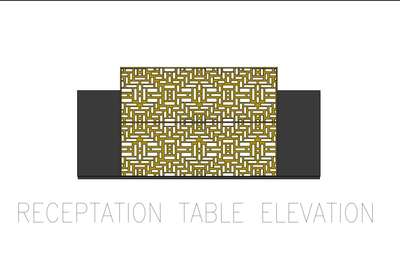 #recpetion table design
