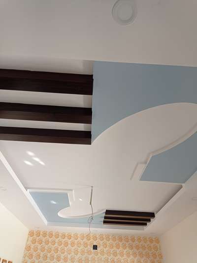 Gypsum ceiling work #GypsumCeiling  #Gypsam  #ceiling  #interiorpainting  #LUXURY_INTERIOR  #LivingRoomInspiration  #InteriorDesigner