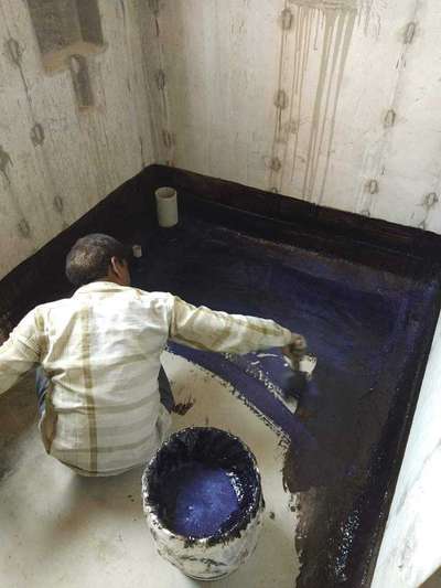 bathroom Waterproofing membrane application