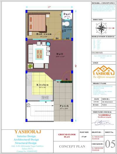 *Architectural Planning *
Every changes in plannig are included