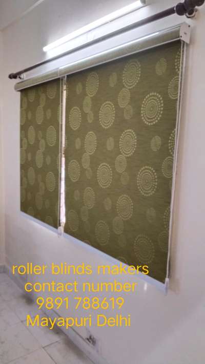 rollers blinds with palmet
contact number 9891 788619 Mayapuri Delhi
