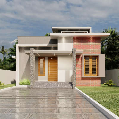 A 2 bedroom home that can be built for Rs 20 lakhs. #budgethome #2BHKHouse #ContemporaryHouse