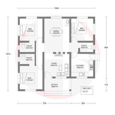 House plan
 #FloorPlans #2DPlans