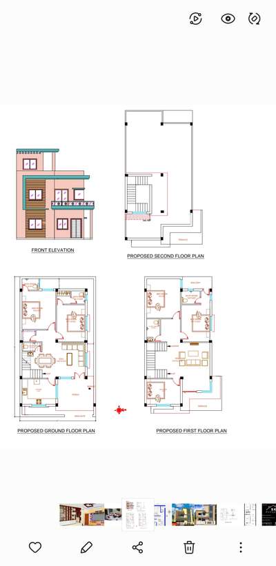 27x50  #housplan #architecturedesigns #Architectural&Interior #project_planing #