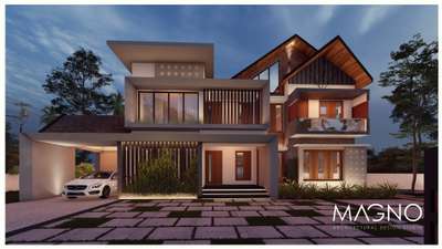 Residence for aslam thirunavaya
 #magno  #modernhome  #exteriordesigns  #