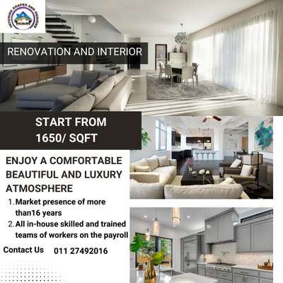 Get your dream home designed at any location at your own budget as per your  requirements and likings! #interiordesign #interiorandrenovation #interiorshapes #interiorshapesandesigns #interiordesigner #dreamhome #budget #liking #LUXURY_INTERIOR