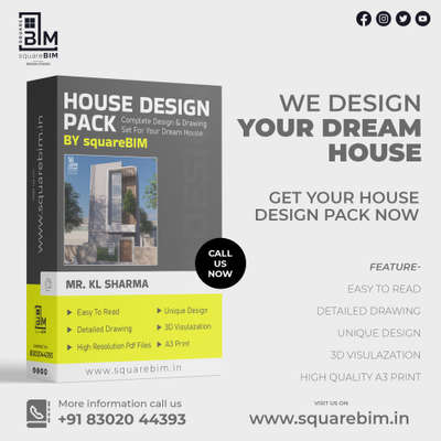 Get your house design pack
With squareBIM
The complete design solutions

call us -8302044393
 #architecture #facade #interiordesign #construction #architecturephotography #residential #houseplan #housedesign #rajasthan #jaipur #jodhpur  #explore #india