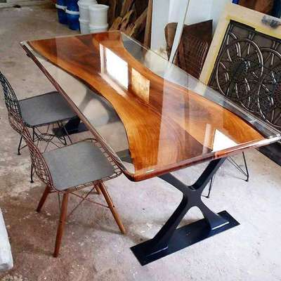 # #epoxy resine  # coffe table center table dining table
