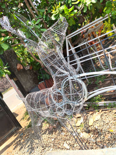 Is this deer worthy for your garden 
customised work for a customer for his lawn 
finished photos not available
 #metal  #metalart   #metalfunitures  #metalartwork  #welding  #weldart  #HomeDecor  #decor