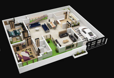 3d floor cut plan
 #3DPlans #floorcutplan #birdeyeview #Residencedesign #spaceplanning #LayoutDesigns #3dmodeling