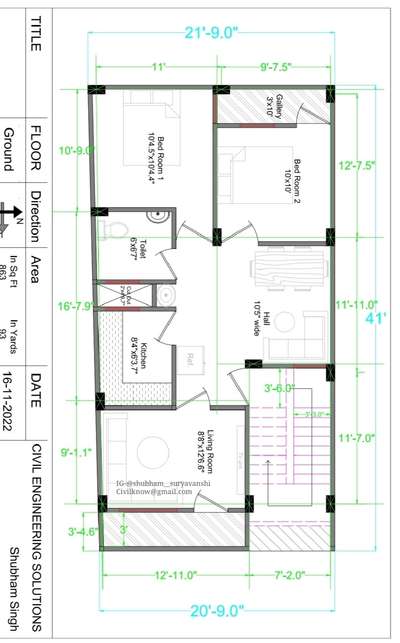 20'9x41'x21'9" plot plan
We provide
Floor Planning,
Vastu Consultation,
Site Visit,

 #houseplans #2BHKPlans #duplex #plotplan #HouseDesigns #floorplan #HouseDesigns #ProposedResidentialProject #newhouse #newhousedesigns