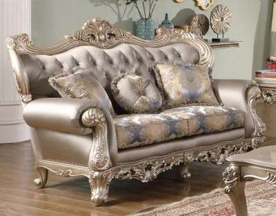 Sofa set with carving,