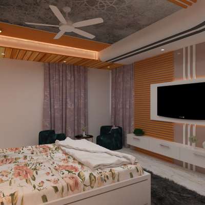 Room interior contact us 9929915722
 #InteriorDesigner #ModularKitchen #modularwardrobe #MixedRoofHouse