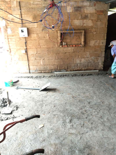 Floor concrete work at eranakulam