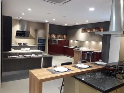 *modular kitchen*
with material
