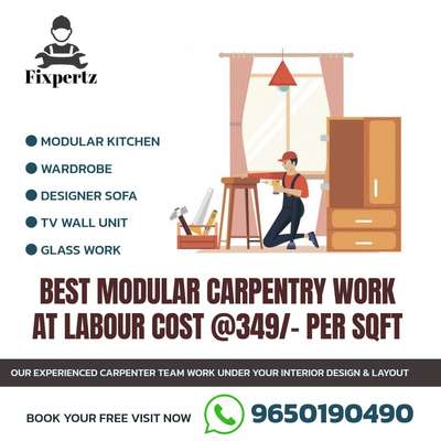 Best Carpentry  Service at your Doorstep!!

Call/WhatsApp - 9650190490

#doorstep #home #airconditioning #daikin #samsung #lg #ogeneral #summer #urbancompany #technician #gurgaon #faridabad #delhi #ncr #pastecontrol #office #reelsinstagram  #work  #mason  #labor  #Carpenter  #welding  #constructionsite  #Architect  #WardrobeIdeas  #Contractor