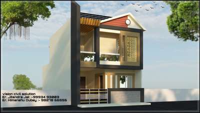 #ElevationHome #HouseDesigns #Front #frontElevation #exterior_Work #exteriordesigns #huttypeelevation #mordenelevation_design #CivilEngineer #elevation_