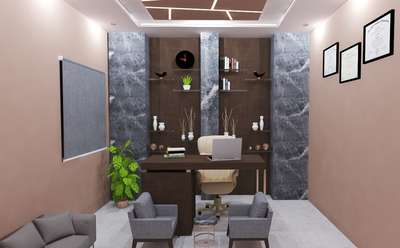 We provide Best Design or interior work contact me  #offices #study/office_table #Designs #illusion