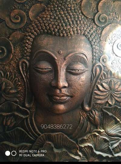 buddha wall relief art