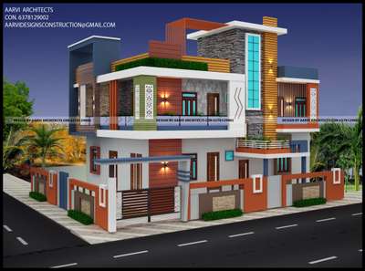 Proposed resident's for Mr. Pankaj Soni @ Gudha Gorji
Design by - Aarvi architects (6378129002)