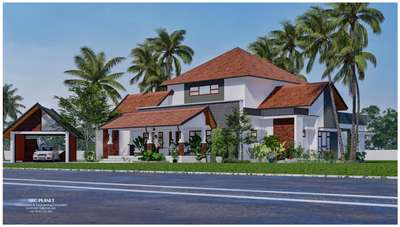 #KeralaStyleHouse #keralatraditionalmural #ElevationHome #ElevationDesign #3d #3delivation